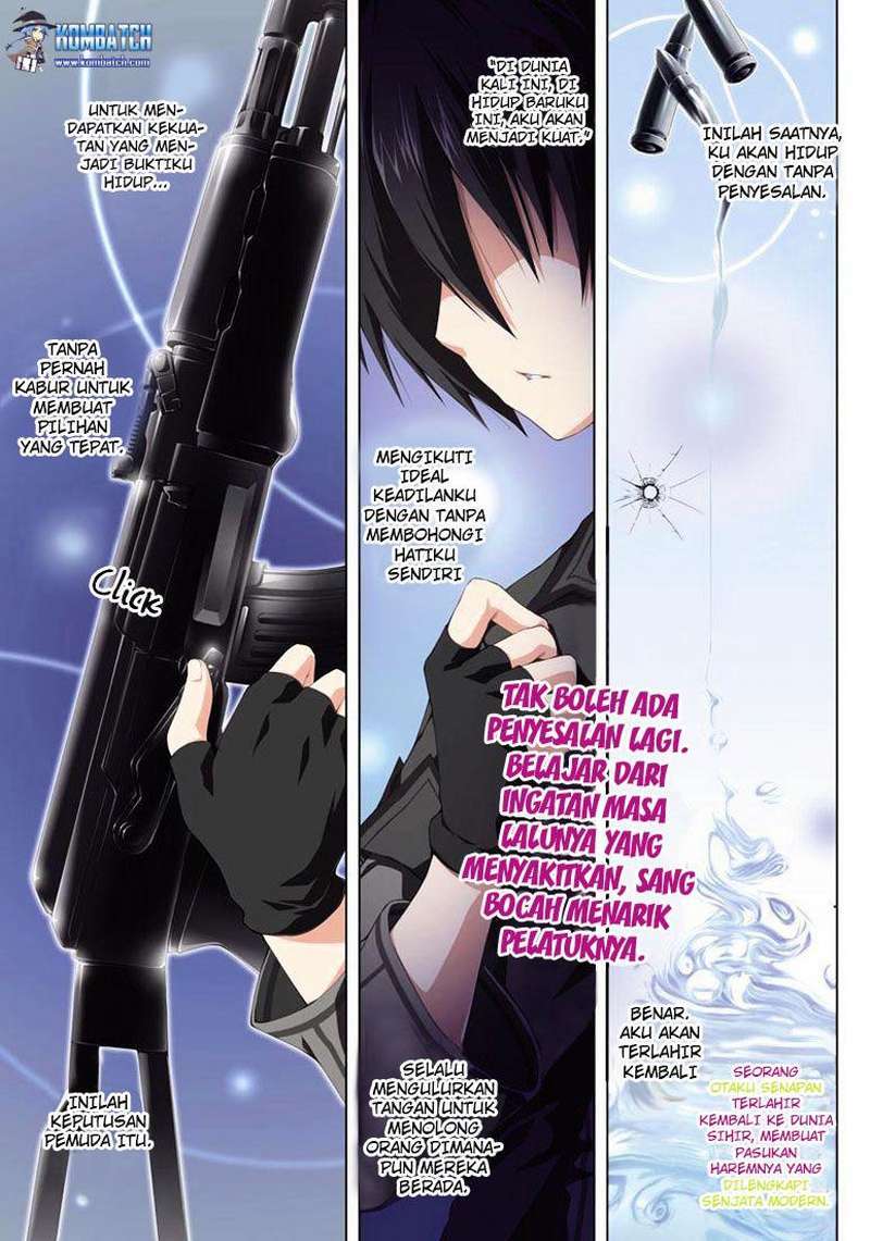 Gunota ga Mahou Sekai ni Tensei Shitara, Gendai Heiki de Guntai Harem o Tsukucchaimashita!? Chapter 01 Gambar 5